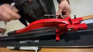 Настройка ручного плиткореза DIAM ProLine.