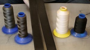 Про цвет ниток для прошивки черной кожи