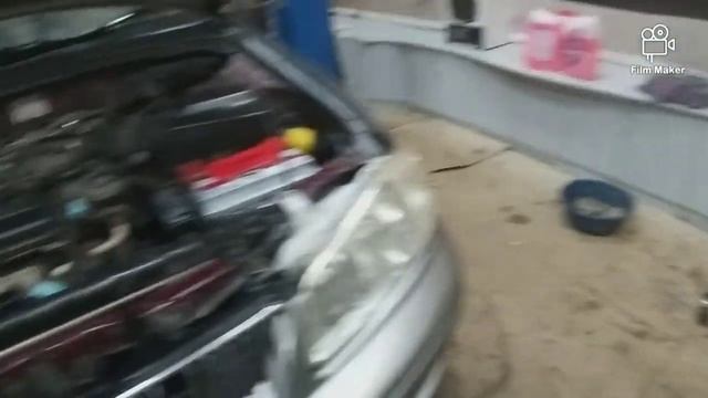 замена термостата и антифриза с промывкой на nissan bluebird смотреть онлайн