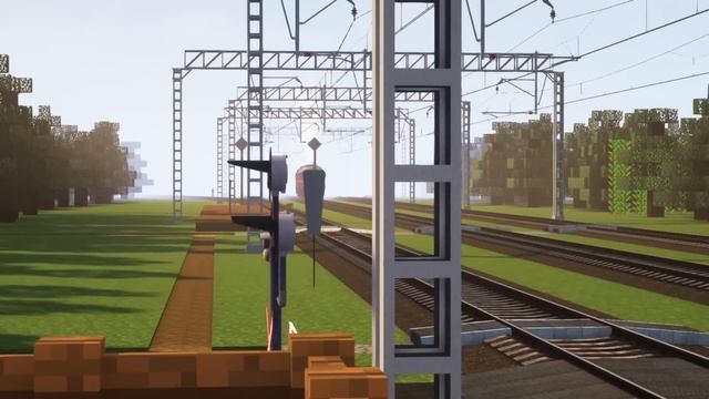 ОБРЫВ КОНТАКТНОЙ СЕТИ! Работаю дежурным по переезду в Minecraft смотреть онлайн