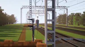 ОБРЫВ КОНТАКТНОЙ СЕТИ! Работаю дежурным по переезду в Minecraft