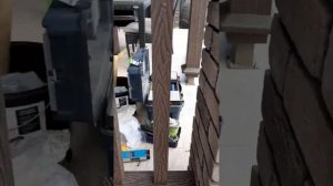 Монтаж ограждения из ДПК, столбы, перила и балясины