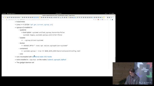 Traceloop for systemd and Kubernetes + Inspektor Gadget смотреть онлайн