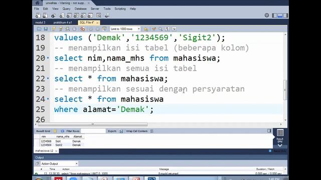 Modul 05 - Praktikum Basis Data смотреть онлайн