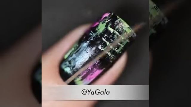 Дизайн сухой кистью - твой маникюр.✿ смотреть онлайн