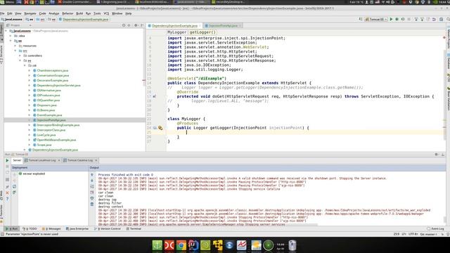 Java EE 50: CDI 7: Injection point смотреть онлайн