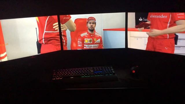 [Surround] F1 2017 - Intro - 5760x1080 SLI 1080gtx смотреть онлайн
