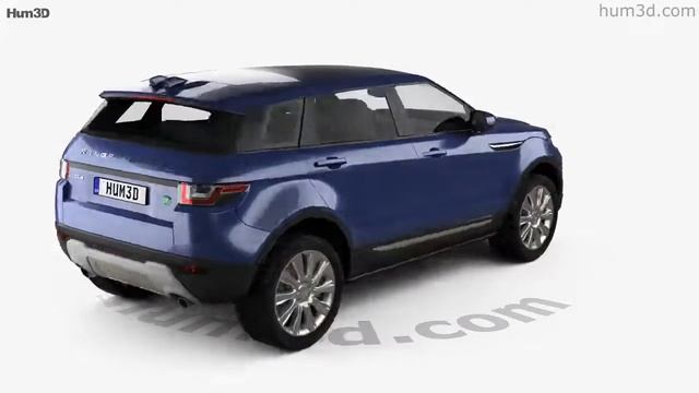 Land-Rover Range Rover Evoque SE 5-door 2015 3D model by Hum3D.com смотреть онлайн