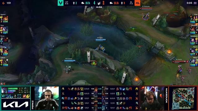VIT vs. XL - Week 6 Day 1 | LEC Summer Season | Vitality vs. Excel (2022) смотреть онлайн