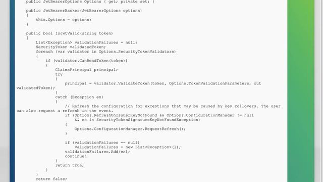 How to validate JWT during websocket request. .net core смотреть онлайн