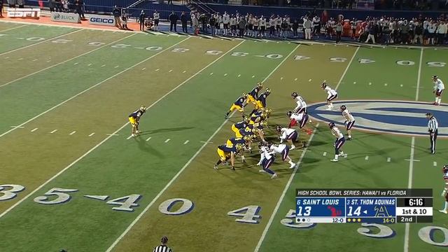 St. Louis (HI) vs St. Thomas Aquinas (FL) - 2019 GEICO State Champions Bowl Series - ESPN Highlight смотреть онлайн