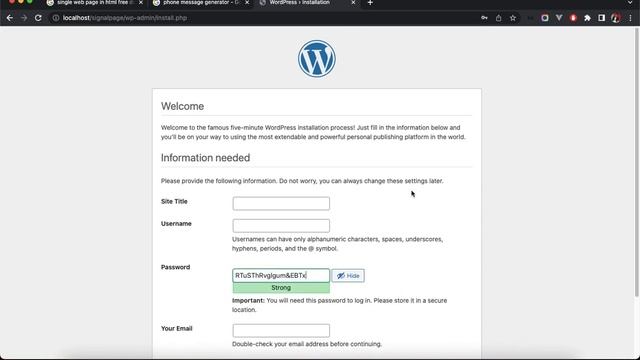 install wordpress 6.2.2 смотреть онлайн