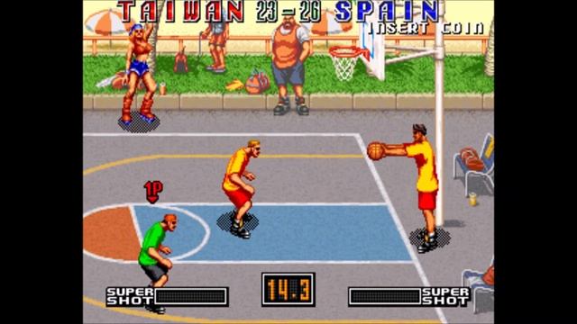 STREET HOOP ( street slam ) DATA EAST - 1994 arcade retrogame longplay , complete game смотреть онлайн