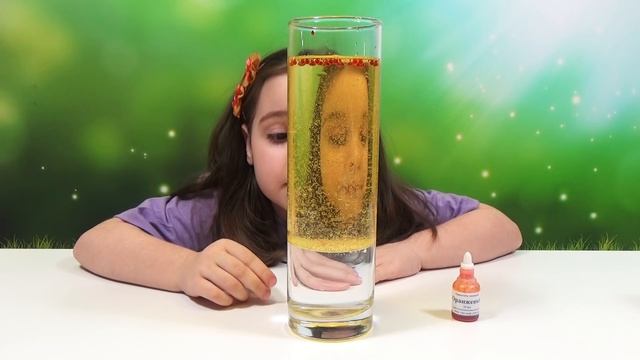 Эксперимент Лава Ночник в домашних условиях. Масло и краска. смотреть онлайн