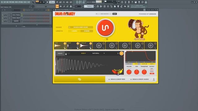 Как написать мелодию и барабанные петли полный разбор midi wizard и drum monkey . смотреть онлайн