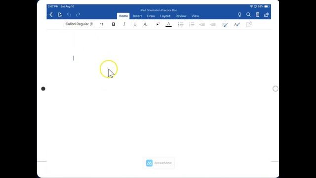 Word iPad Tutorial 1 смотреть онлайн