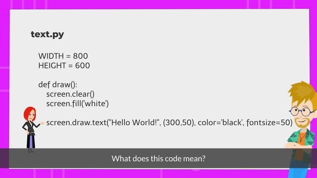 6. How to Draw Text | Chapter 3: Drawing Shapes & Text in Pygame Zero смотреть онлайн