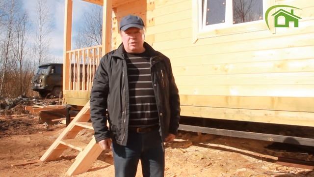 Отзыв о работе бригады ||| СК Дачник дом 6х6 в СНТ "Тюльпан" смотреть онлайн