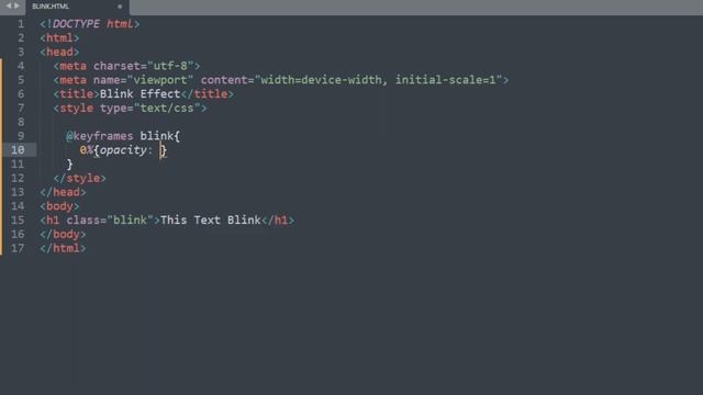 CREATE TEXT BLINK ANIMATION USE ONLY HTML AND CSS #html #css #webdevelopment смотреть онлайн