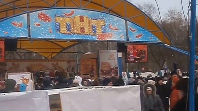 Видео. Масленица в Новосибирске. смотреть онлайн