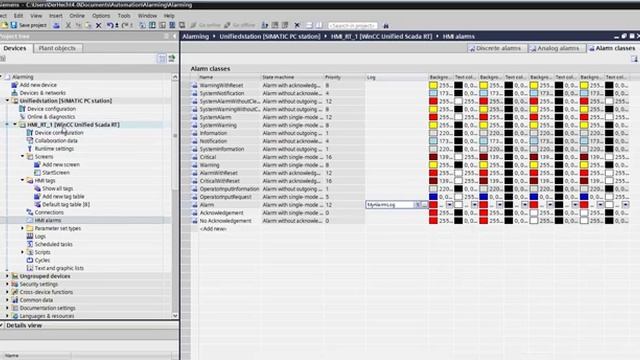 WinCC Unified V16: create a alarm log and display historical alarms in Runtime смотреть онлайн