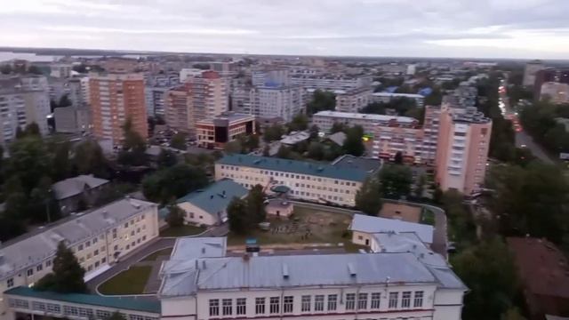 Вид Архангельска с 20-и этажей смотреть онлайн