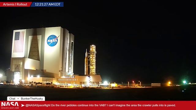 NASA Rolls Out SLS Rocket For Artemis 1 Mission