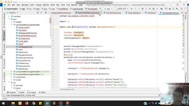 Tugas implementasi Template android studio смотреть онлайн