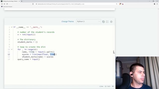 Road to be proficient in Python: Finding the percentage смотреть онлайн