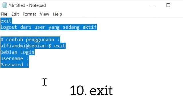 Perintah dasar Linux Debian смотреть онлайн