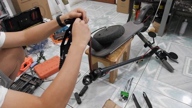 Cara Pasang Shock Absorption Part Front Suspension Kit For Xiaomi Mijia M365 смотреть онлайн