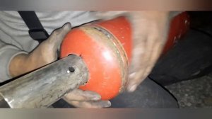 Глушитель на авто из Огнетушителя