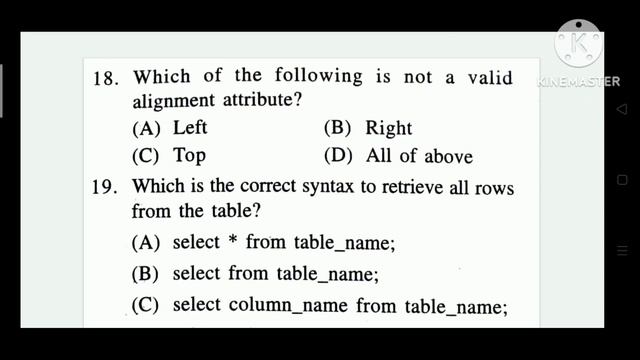 INFORMATION TECHNOLOGY ll +2 2ND YEAR II MCQ ll 1 MARK SELECTION QUESTION II +2 EXAM MCQ (IT) смотреть онлайн