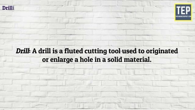 Drilling machine: Types, Parts, Operations, Working Principle, (Explained in detail) смотреть онлайн