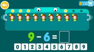 Весёлая математика. Учимся считать. Видео игра.