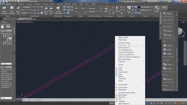 AutoCAD Plant 3D Creating a Weld Connection смотреть онлайн