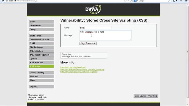 Lecture 9: Ethical Hacking Course - DVWA смотреть онлайн