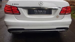 Тюнинг выхлопной системы Mercedes E200 W212