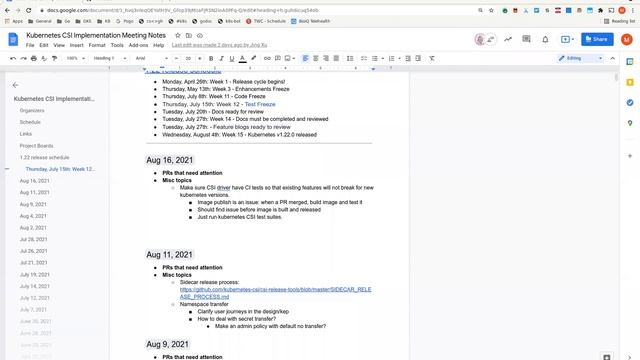 Kubernetes SIG Storage - CSI Implementation Workgroup 20210818 смотреть онлайн