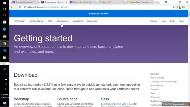 BootStrap Introduction in ASP Web Application смотреть онлайн