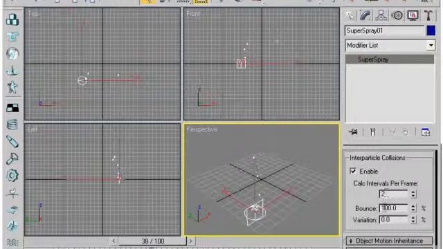 Видеокурс по 3d max. Параметры, влияющие на систему частиц. Урок 55 смотреть онлайн