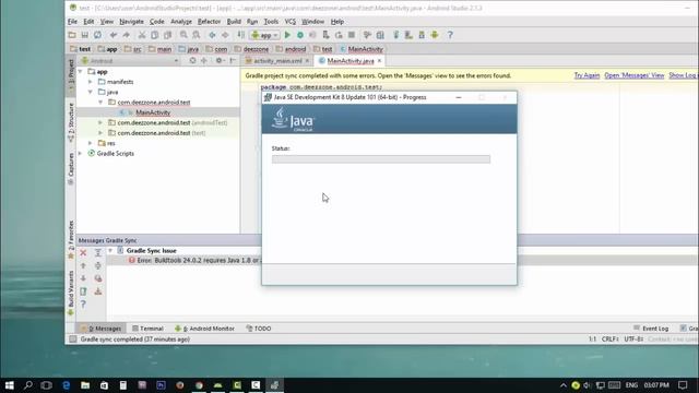 Fix : Buildtools 24.0.2 requires Java 1.8 or above. Current JDK version is 1.7 смотреть онлайн