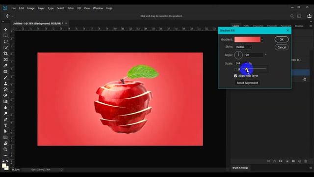 How To Make An Apple Slices Effect On Photoshop | Share Knowledge