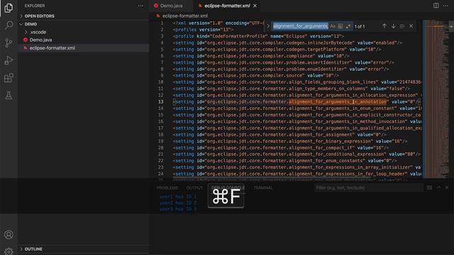 VS Code Java: don't join wrapped lines смотреть онлайн
