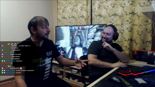 Base и Burn вспоминают как играли в 90-е | Нарезка стрима | Quake Champions на фоне смотреть онлайн