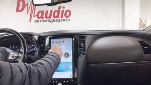Штатная магнитола TESLA на Infiniti QX70