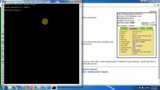 Linux Tutorial : Telnet setup смотреть онлайн