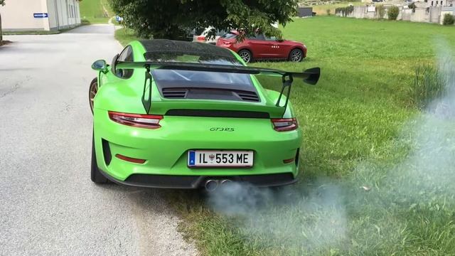 Porsche GT3 RS; Ferrari GTC 4 Lusso; Porsche RS; Ferrari Portofino - Ennstal Classic 2018 Rev Sound смотреть онлайн
