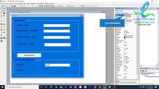 VBA form: Ideal gas law Practice problem using VBA Part 1 смотреть онлайн