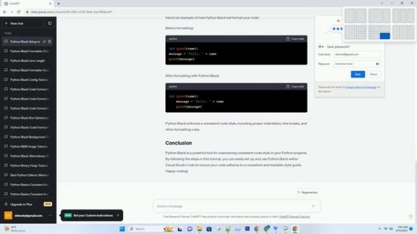 python black formatter vscode